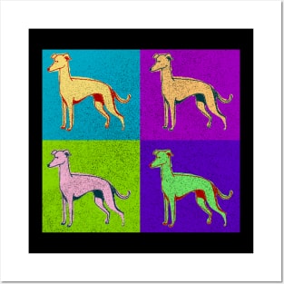 Greyhound Dog Lover Best Pop Art Style Design Dog Gift Owner Posters and Art